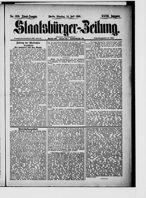 Staatsbürger-Zeitung vom 14.07.1896