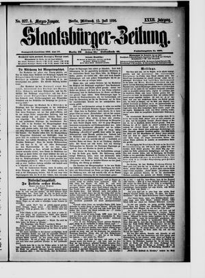 Staatsbürger-Zeitung vom 15.07.1896