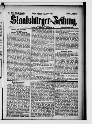 Staatsbürger-Zeitung vom 20.07.1896