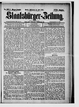 Staatsbürger-Zeitung vom 22.07.1896