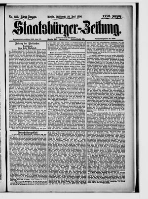 Staatsbürger-Zeitung vom 29.07.1896