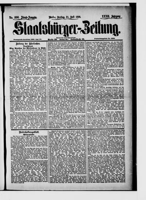Staatsbürger-Zeitung vom 31.07.1896