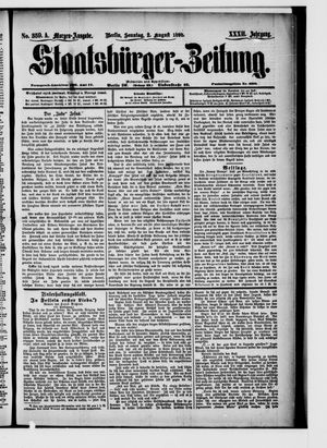 Staatsbürger-Zeitung on Aug 2, 1896