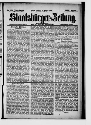 Staatsbürger-Zeitung vom 03.08.1896