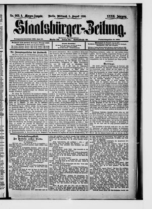 Staatsbürger-Zeitung vom 05.08.1896