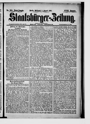 Staatsbürger-Zeitung vom 05.08.1896
