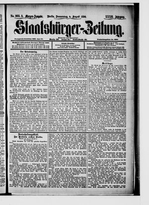 Staatsbürger-Zeitung vom 06.08.1896
