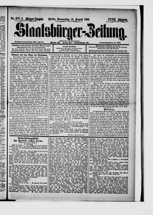 Staatsbürger-Zeitung vom 13.08.1896