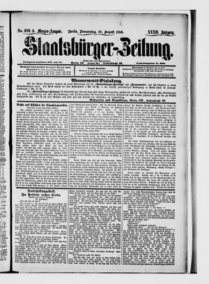 Staatsbürger-Zeitung vom 20.08.1896