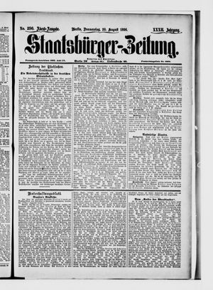 Staatsbürger-Zeitung vom 20.08.1896