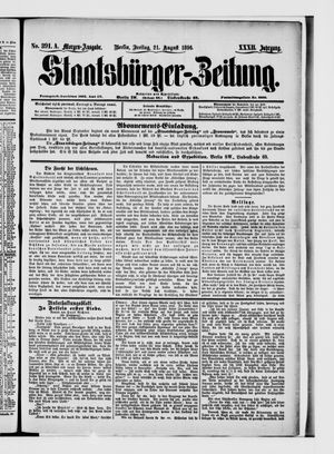 Staatsbürger-Zeitung vom 21.08.1896