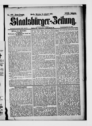 Staatsbürger-Zeitung vom 24.08.1896
