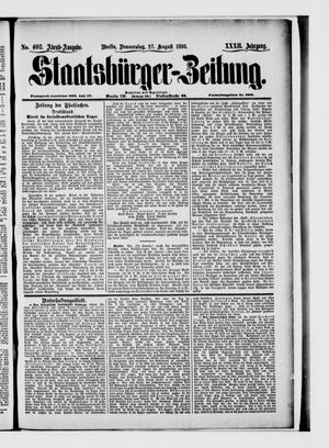 Staatsbürger-Zeitung vom 27.08.1896