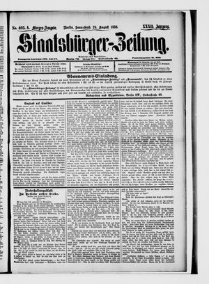 Staatsbürger-Zeitung vom 29.08.1896