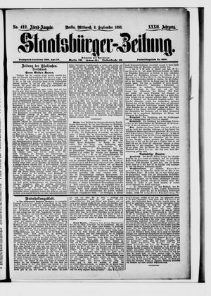 Staatsbürger-Zeitung vom 02.09.1896