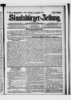 Staatsbürger-Zeitung vom 12.09.1896