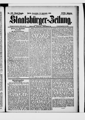 Staatsbürger-Zeitung vom 12.09.1896