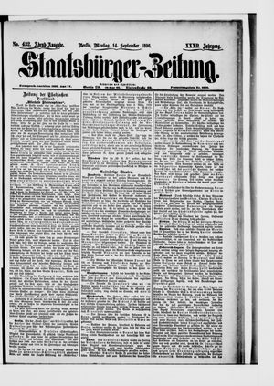 Staatsbürger-Zeitung vom 14.09.1896