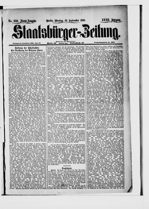 Staatsbürger-Zeitung vom 28.09.1896