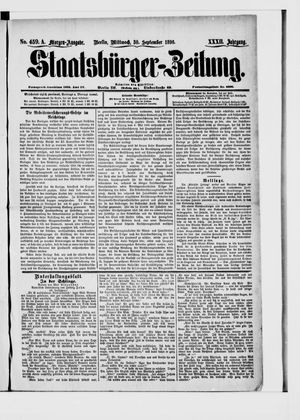 Staatsbürger-Zeitung vom 30.09.1896