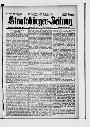 Staatsbürger-Zeitung vom 30.09.1896