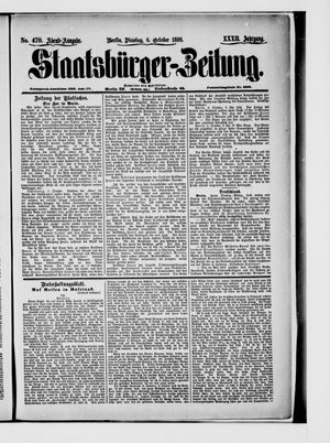 Staatsbürger-Zeitung vom 06.10.1896