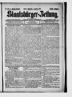 Staatsbürger-Zeitung vom 07.10.1896