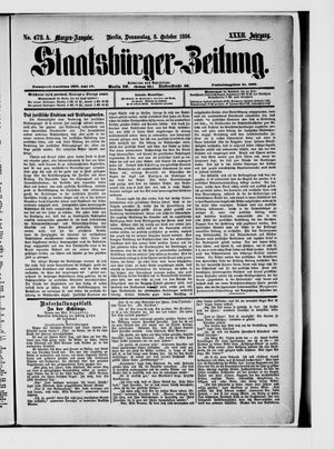 Staatsbürger-Zeitung vom 08.10.1896