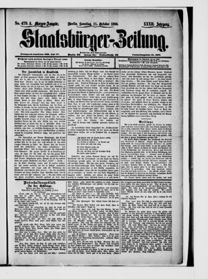 Staatsbürger-Zeitung vom 11.10.1896