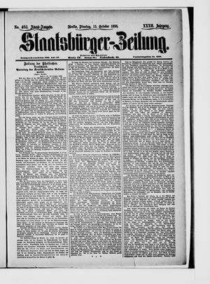 Staatsbürger-Zeitung vom 13.10.1896