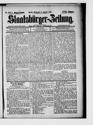 Staatsbürger-Zeitung vom 14.10.1896