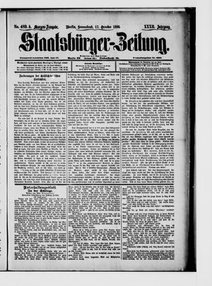 Staatsbürger-Zeitung on Oct 17, 1896