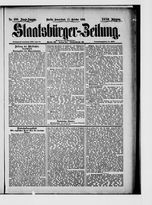 Staatsbürger-Zeitung on Oct 17, 1896