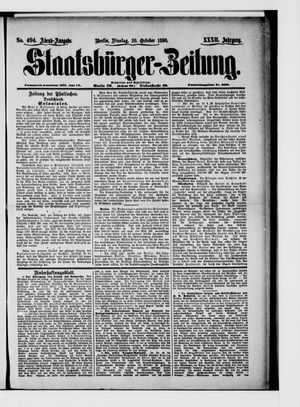 Staatsbürger-Zeitung vom 20.10.1896