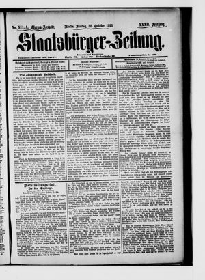 Staatsbürger-Zeitung vom 30.10.1896