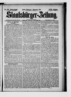 Staatsbürger-Zeitung vom 04.11.1896