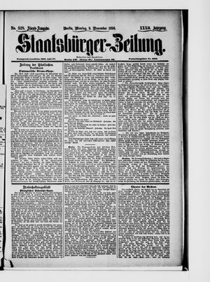 Staatsbürger-Zeitung vom 09.11.1896