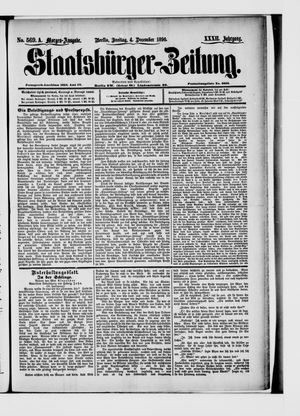 Staatsbürger-Zeitung vom 04.12.1896