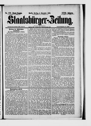 Staatsbürger-Zeitung vom 04.12.1896