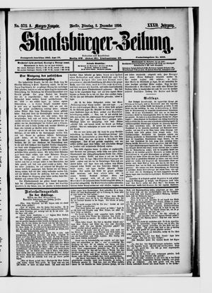 Staatsbürger-Zeitung vom 08.12.1896