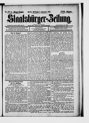 Staatsbürger-Zeitung vom 09.12.1896