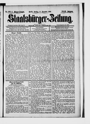 Staatsbürger-Zeitung vom 11.12.1896