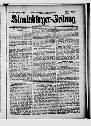 Staatsbürger-Zeitung vom 12.12.1896