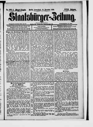 Staatsbürger-Zeitung vom 19.12.1896