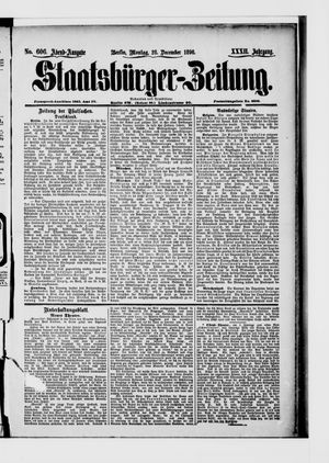 Staatsbürger-Zeitung vom 26.12.1896