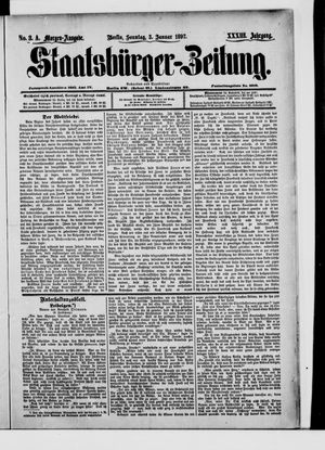 Staatsbürger-Zeitung vom 03.01.1897