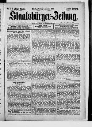 Staatsbürger-Zeitung vom 05.01.1897