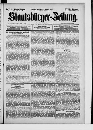 Staatsbürger-Zeitung vom 08.01.1897