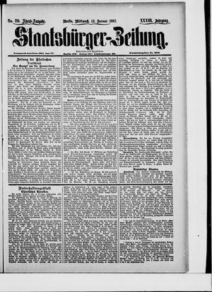 Staatsbürger-Zeitung vom 13.01.1897