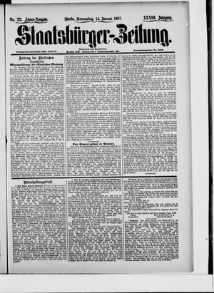 Staatsbürger-Zeitung on Jan 14, 1897